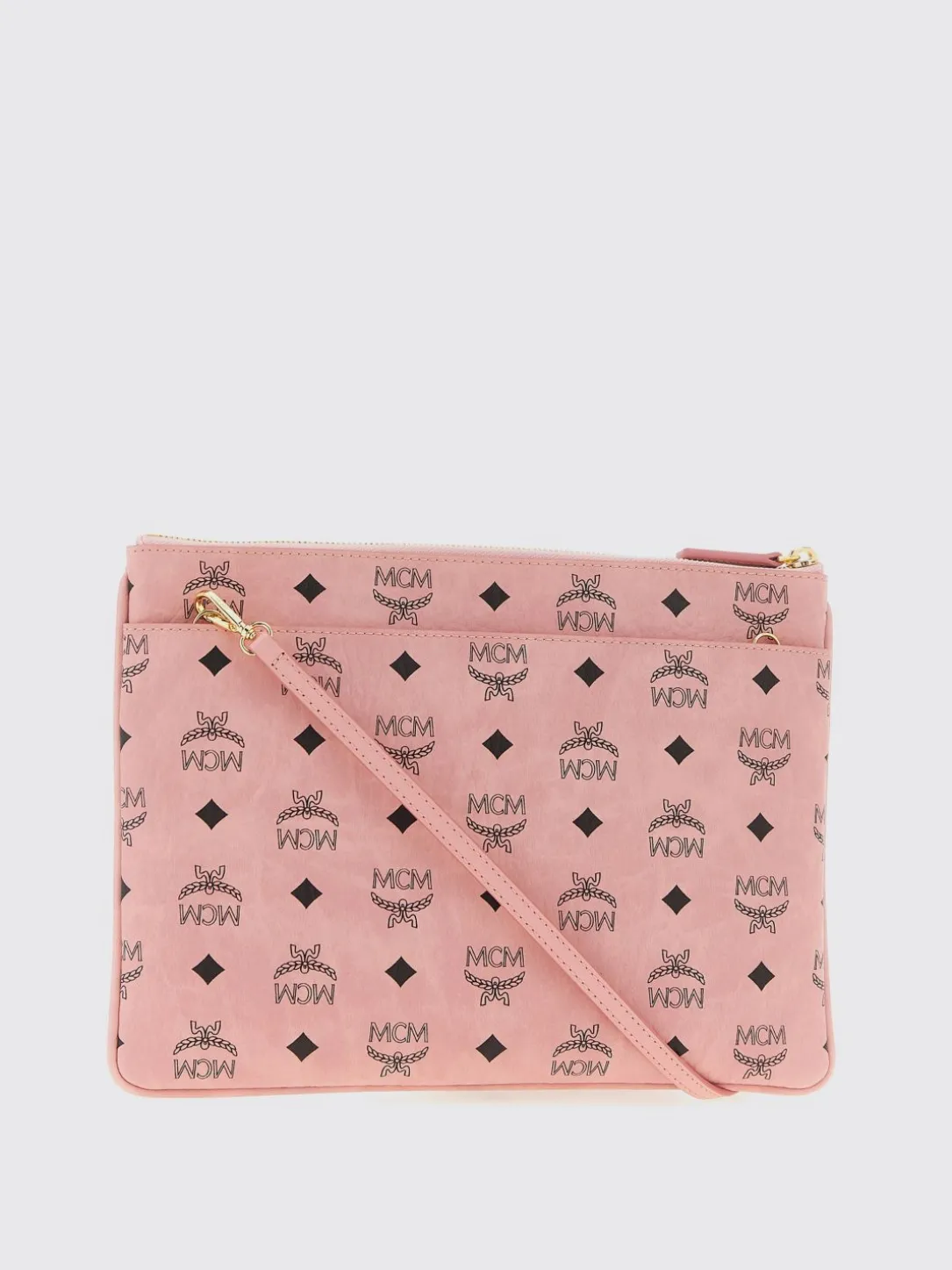 Pouch in Visetos Original Mcm
