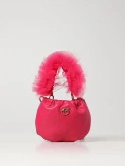 Pouch Soft Pinko in nappa