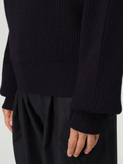 Pullover Barena in misto cotone a coste