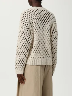 Pullover Brunello Cucinelli in misto lino e seta