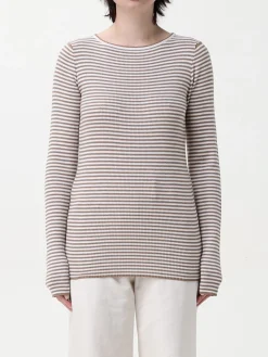 Pullover Brunello Cucinelli in cashmere e seta a righe