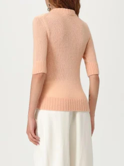 Pullover di lana di Alpaca e seta con logo Chloé