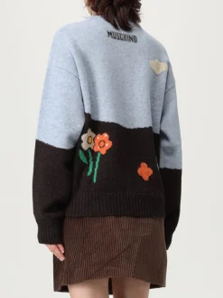 Pullover in lana vergine Moschino Couture