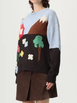 Pullover in lana vergine Moschino Couture