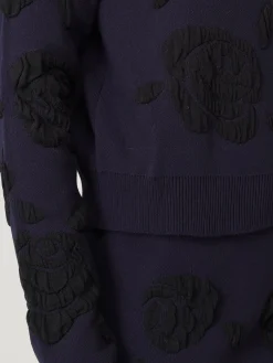 Pullover Liviana Conti in poliammide con stampa floreale