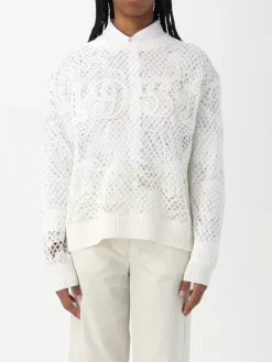 Pullover Max Mara in misto cotone traforato