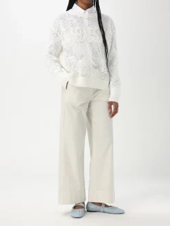 Pullover Max Mara in misto cotone traforato