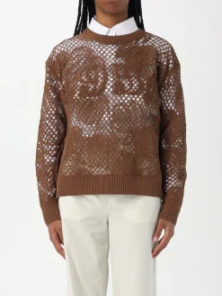 Pullover Max Mara in misto cotone traforato