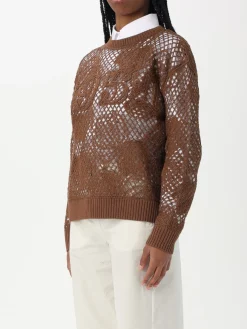 Pullover Max Mara in misto cotone traforato