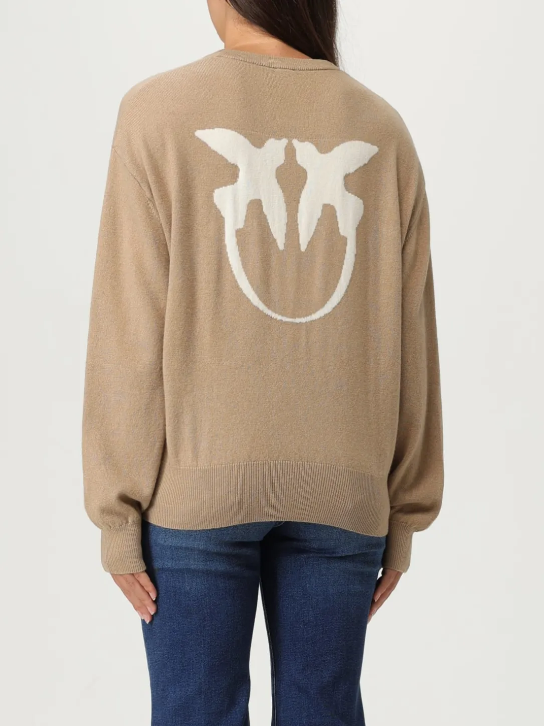 Pullover Pinko in lana e cashmere con logo