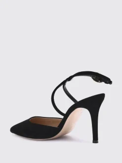 Pump Gianvito Rossi in camoscio