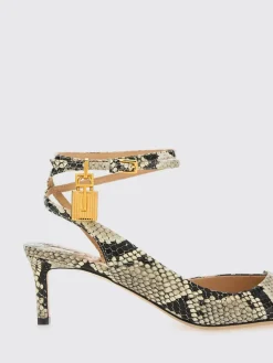 Pump Padlock Tom Ford in pelle stampa pitone