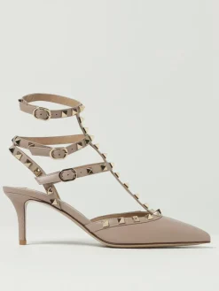 Pump Rockstud Valentino Garavani in pelle a grana