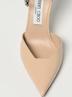 Pump Stevie Jimmy Choo in vernice con strass