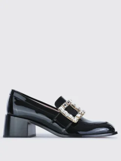 Pump Viv' Rangers Roger Vivier in vernice con fibbia gioiello