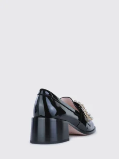 Pump Viv' Rangers Roger Vivier in vernice con fibbia gioiello