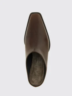 Sabot Brunello Cucinelli in pelle con monile