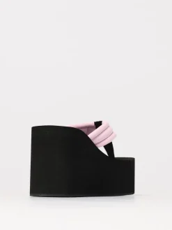 Sandalo a infradito Coperni con zeppa