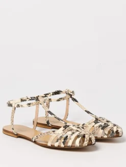 Sandalo Anna F. in pelle stampa pitone