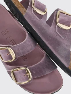 Sandalo Arizona Big Buckle Birkenstock in pelle oliata