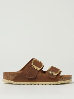 Sandalo Arizona Big Buckle Birkenstock in pelle oliata