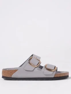 Sandalo Arizona Big Buckle Birkenstock in pelle spazzolata