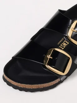 Sandalo Arizona Big Buckle Birkenstock in pelle spazzolata