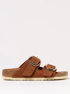 Sandalo Arizona Big Buckle Birkenstock in pelle oliata