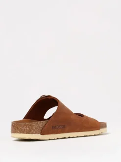 Sandalo Arizona Big Buckle Birkenstock in pelle oliata