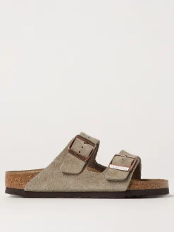 Sandalo Arizona Birkenstock in camoscio