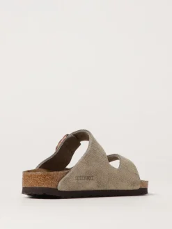 Sandalo Arizona Birkenstock in camoscio