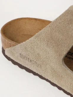 Sandalo Arizona Birkenstock in camoscio