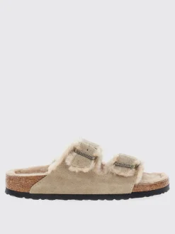Sandalo Arizona Birkenstock in camoscio