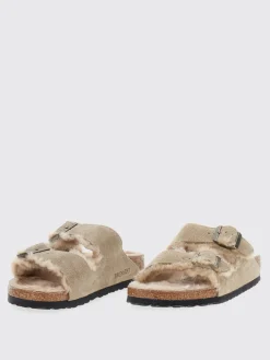 Sandalo Arizona Birkenstock in camoscio