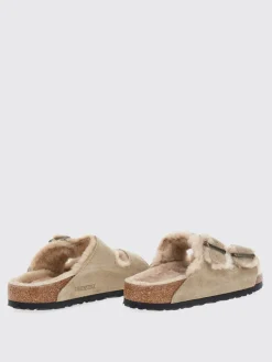 Sandalo Arizona Birkenstock in camoscio