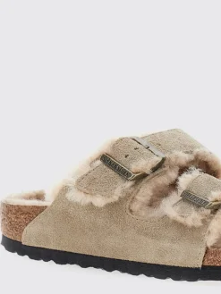 Sandalo Arizona Birkenstock in camoscio