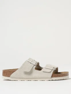 Sandalo Arizona Birkenstock in camoscio