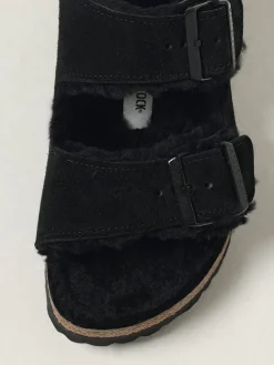 Sandalo Arizona Birkenstock in camoscio