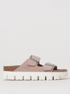 Sandalo Arizona Chunky Papillio Birkenstock in camoscio