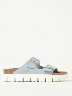 Sandalo Arizona Chunky Papillio Birkenstock in camoscio