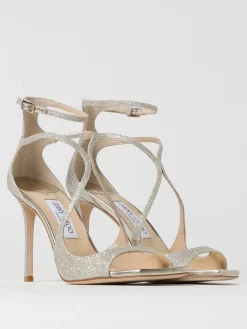 Sandalo Azia Jimmy Choo in pelle glitter