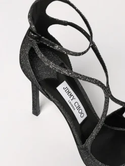 Sandalo Azia Jimmy Choo in tessuto lamè