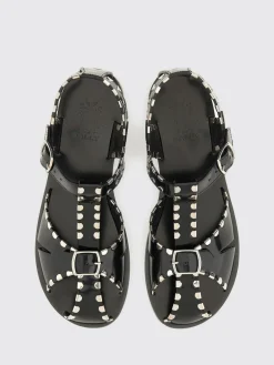 Sandalo Bally in pelle spazzolata con borchie