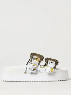 Sandalo Baroque Versace Jeans Couture in pelle sintetica stampata