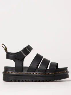 Sandalo Blaire Dr. Martens in pelle a grana