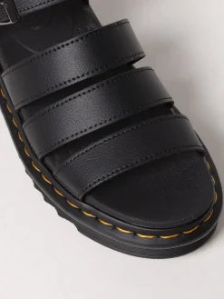 Sandalo Blaire Dr. Martens in pelle a grana