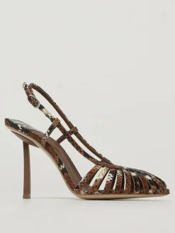 Sandalo Cage Le Silla in pelle stampa pitone