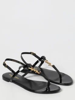 Sandalo Cassandra Saint Laurent in vernice