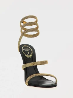 Sandalo Cleo Rene Caovilla in maglia metallica