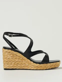 Sandalo con zeppa Ayla Jimmy Choo in pelle